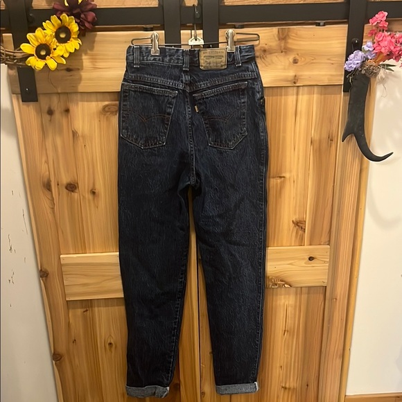 Levi's Dark Indigo Straight Leg Jeans - Picture 6 of 13